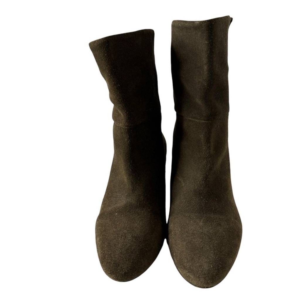 Free People Suede Adella Booties Brown 37 US 6.5 - Picture 2 of 9